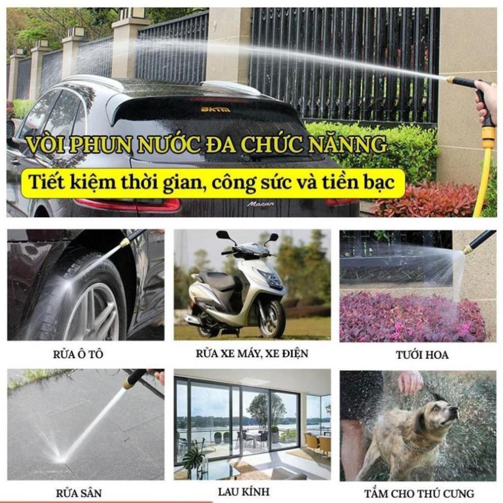 Vòi Xịt Rửa Xe Áp Lực Cao - Tưới Cây Với 4 Chế Độ Nước 810-2,498,622 TL