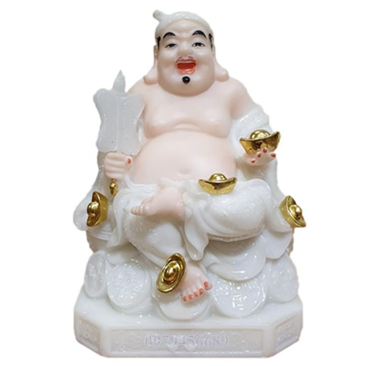 Cặp tượng thần tài ông địa đá cao cấp 8 inch - M4