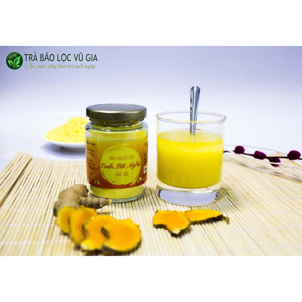 Combo Bột Trà Xanh + Tinh Bột Nghệ Nguyên Chất Vũ Gia + Tặng 5 Mặt Nạ Giấy