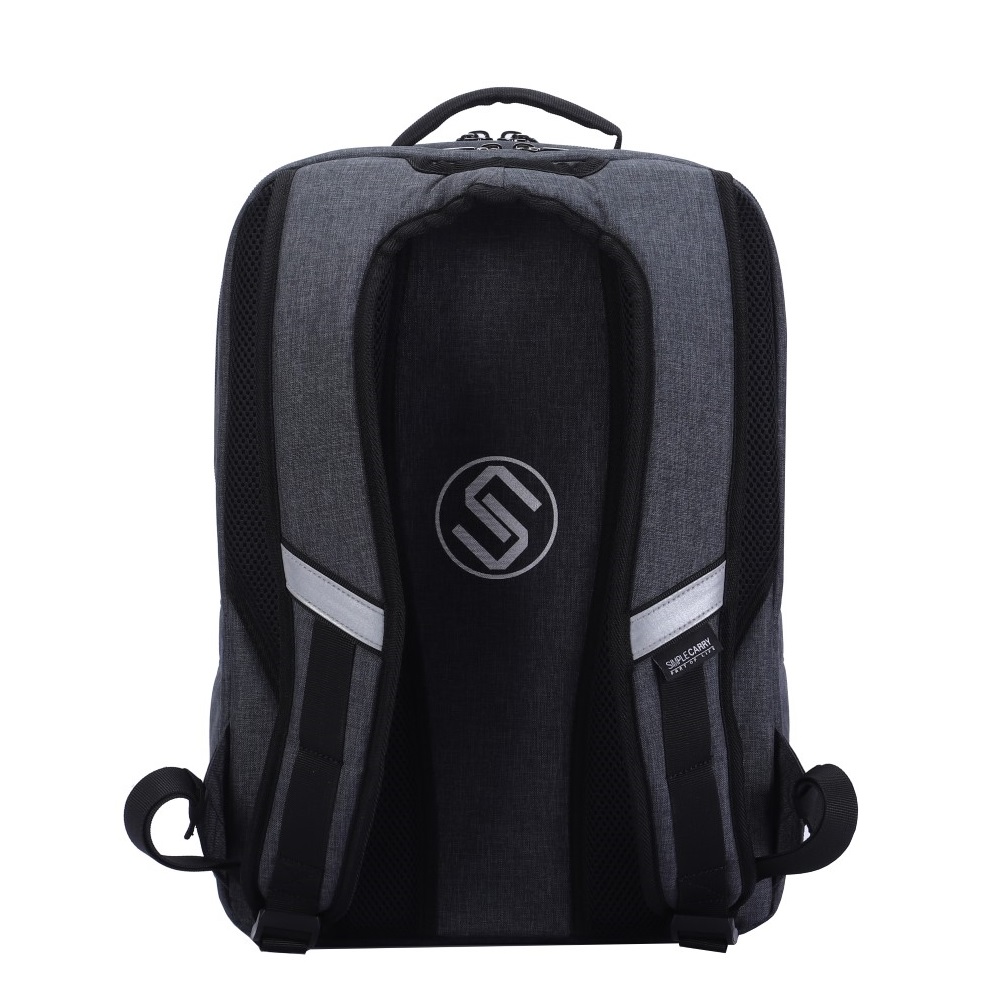 Balo laptop Simplecarry E-City 2 - D.Grey