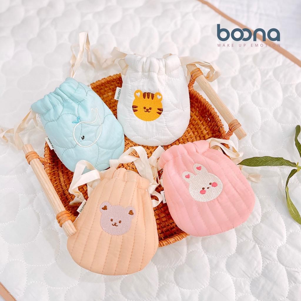 Túi Đựng Tỏi Cho Bé Có Dây Thêu Họa Tiết Phong Cách Hàn Quốc