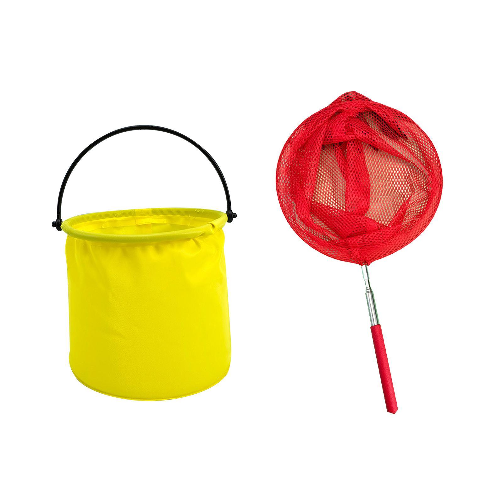 Children's Camping Tool Folding Bucket Travel for Fish Butterfly