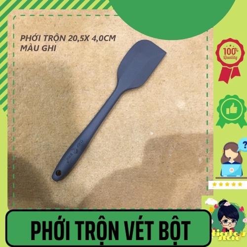 Phới Trộn Bột, Vét Bột (Màu Ngẫu Nhiên) Spatula CUGF Silicon Dụng Cụ Làm Bánh Vô Cùng Hiệu Quả ( HH0048