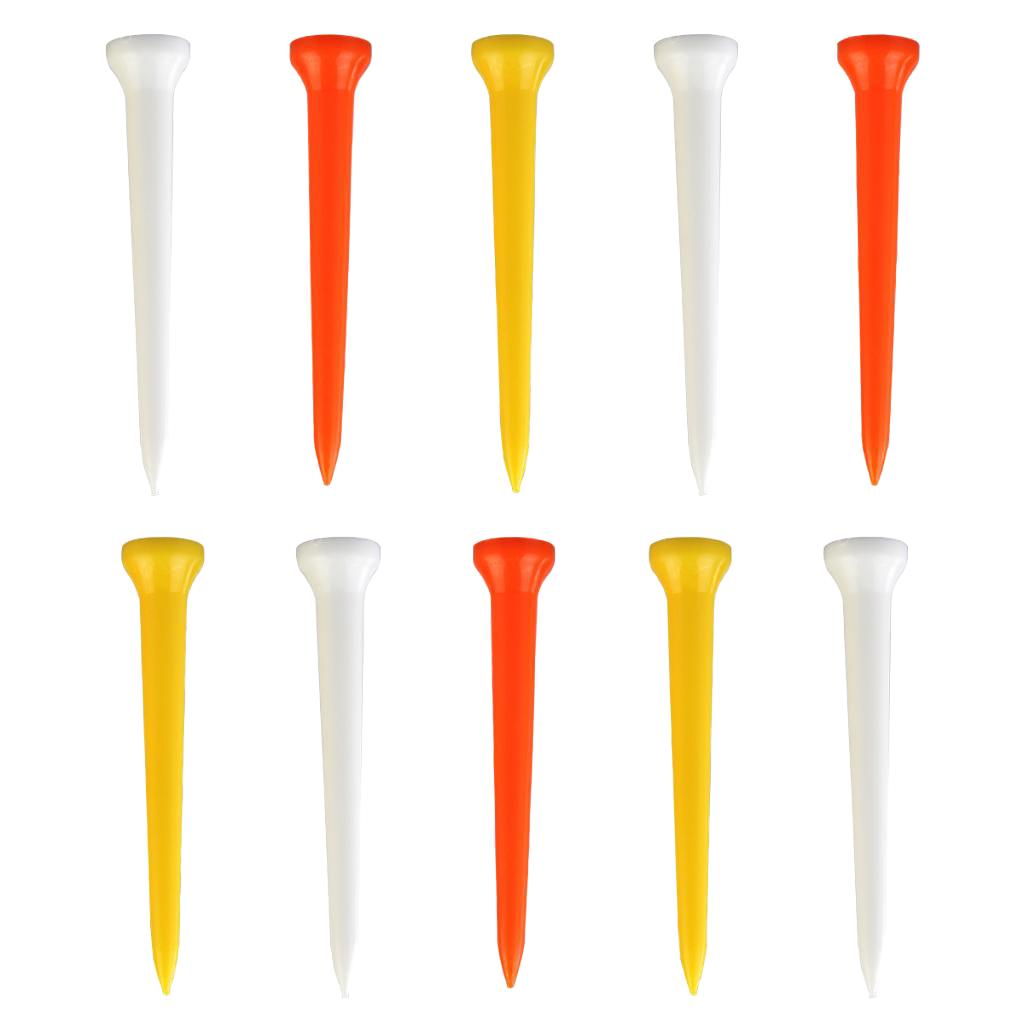 Unbreakable Golf Tees Size 69mm Golf Nails Blue Red for Various Golf Clubs Stronger than Wood Tees