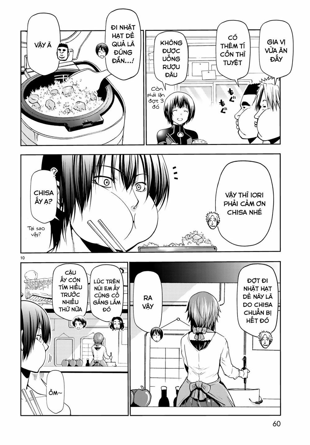cô gái thích lặn - grand blue chapter 61 10