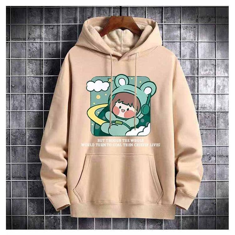 Áo hoodie nam nữ nỉ ngoại ulzzang unisex cặp đôi hàn quốc dày mịn chống nắng in hình phi hành gia