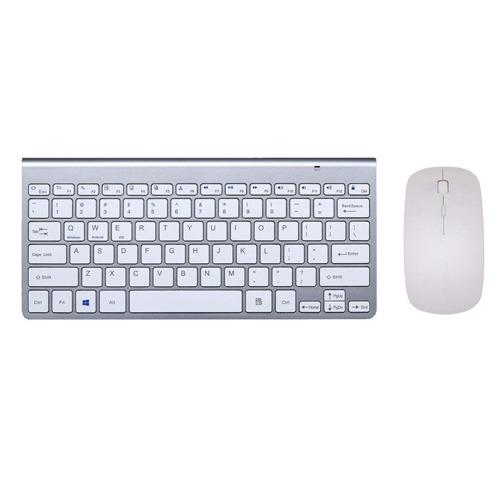 2 Pieces 2.4G Waterproof Wireless Keyboard & Mouse Combo Set for PC Laptop