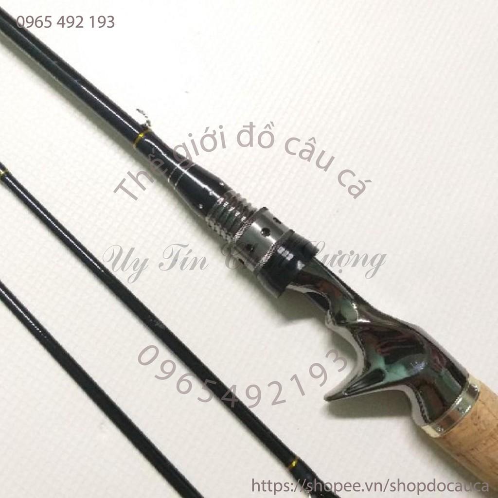 Cần câu cá 2m1 máy ngang FISHING ROD 2 ngọn ( rẻ vô địch )