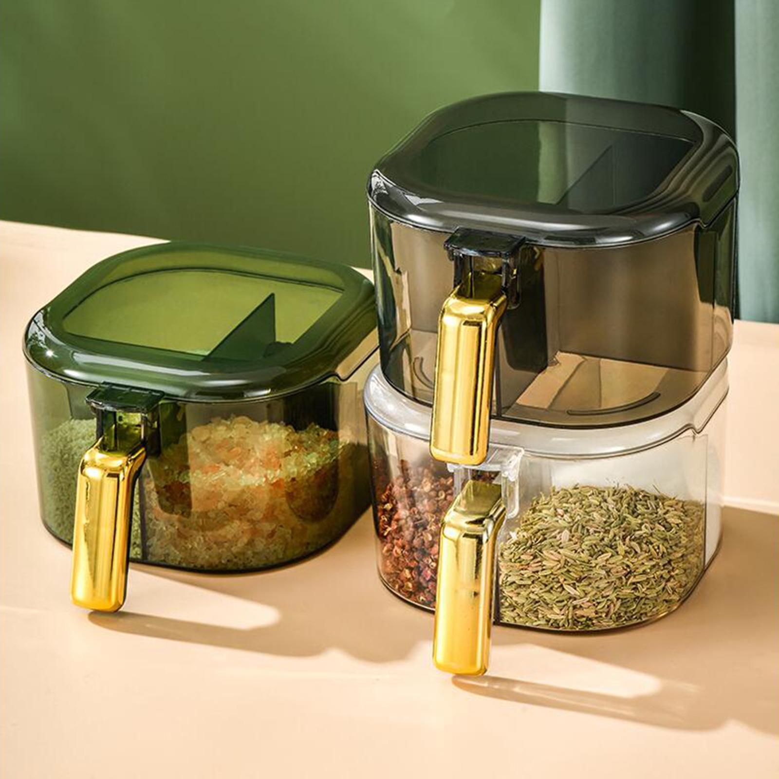 Spice Storage Container Kitchen Storage Tool Clear for Dining Room Kitchen