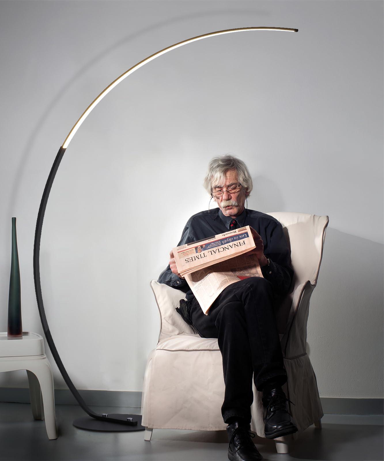 Đèn Sàn Chữ C Phòng Khách 3 Tông Màu C-Floor Lamp Italy Design - Skylife