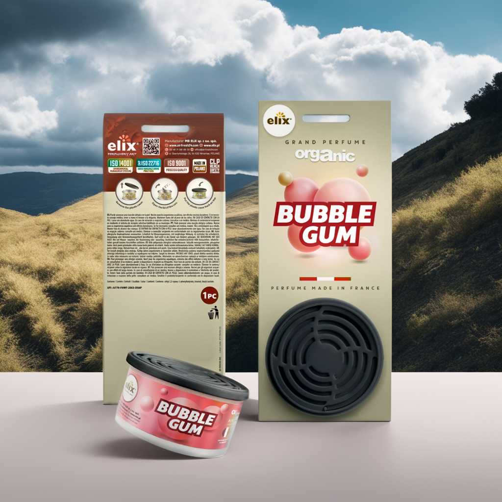 Sáp Thơm  để Taplo Ô tô Elix - Hương Bubble Gum (Kẹo gum)
