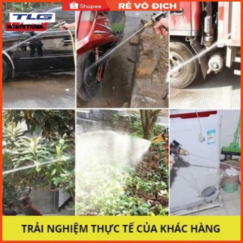 Vòi xịt nước rửa xe thông minh làm sạch mọi thứ bằng nước áp lực cao với nhiều chế độ 206236