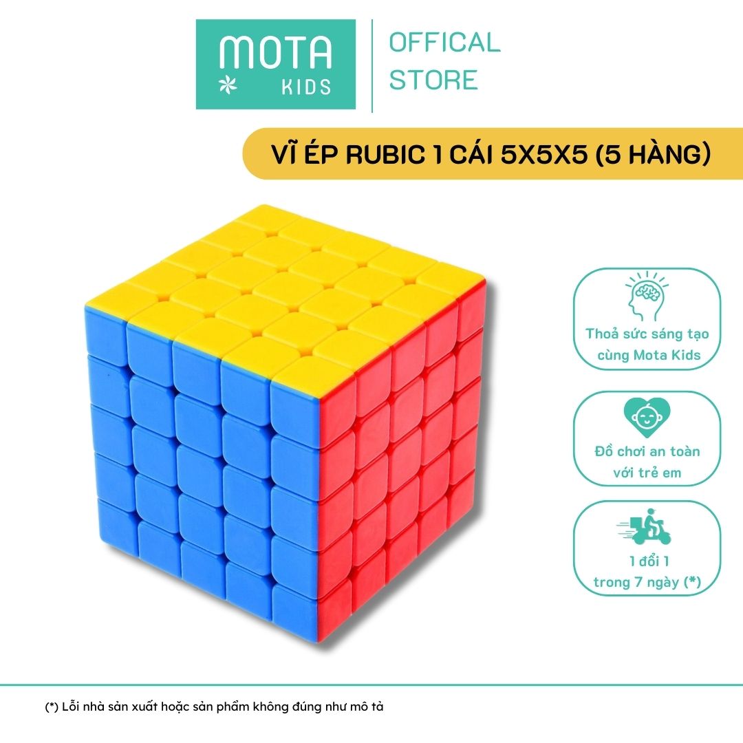 [M8835-3 - Mota Montessori] Đồ chơi cho bé Rubik 5 hàng 5x5x5 - Hàng chính hãng