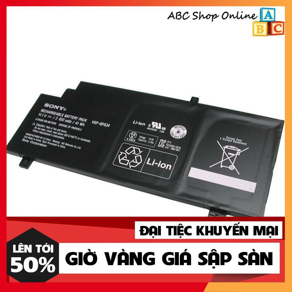 Pin Dùng Cho Laptop Sony VAIO BPS34, VGP-BPS34, VGP-BPL34 Fit 15 Touch SVF15A1ACXB SVF15A1ACXS, SVF15A1BCXB SVF14AC1QL