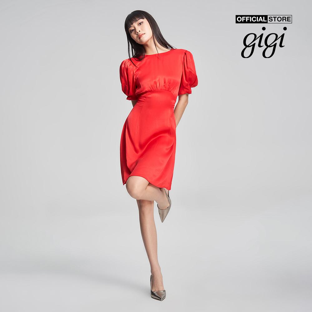 GIGI - Đầm mini tay ngắn cổ thuyền hiện đại G2101D231115