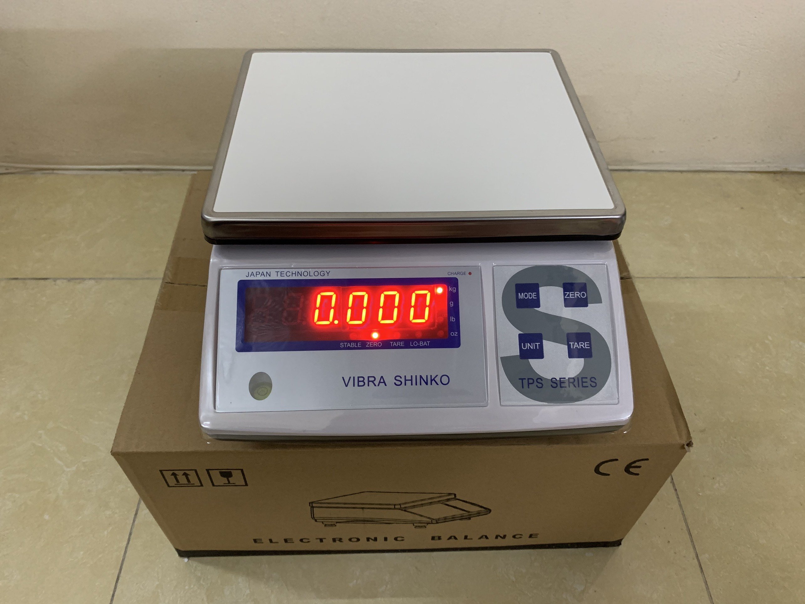 CÂN ĐIỆN TỬ CAO CẤP ( 30kg/1g ) ( 15kg/0.5g ) ( 6kg/0.2g ) ( 3kg/0.1g ) Vibra Shinko TPS