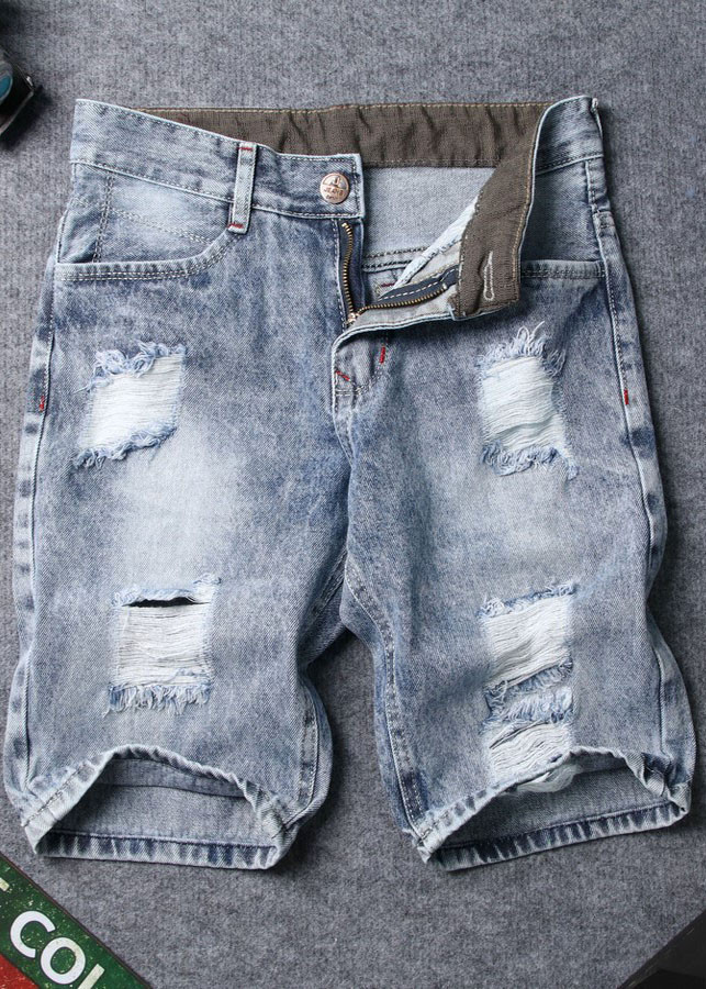 Quần short jean nam xám đậm Q416 Muidoi