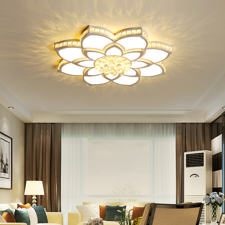 Đèn chùm pha lê phòng khách đẹp - HOMELADY09
