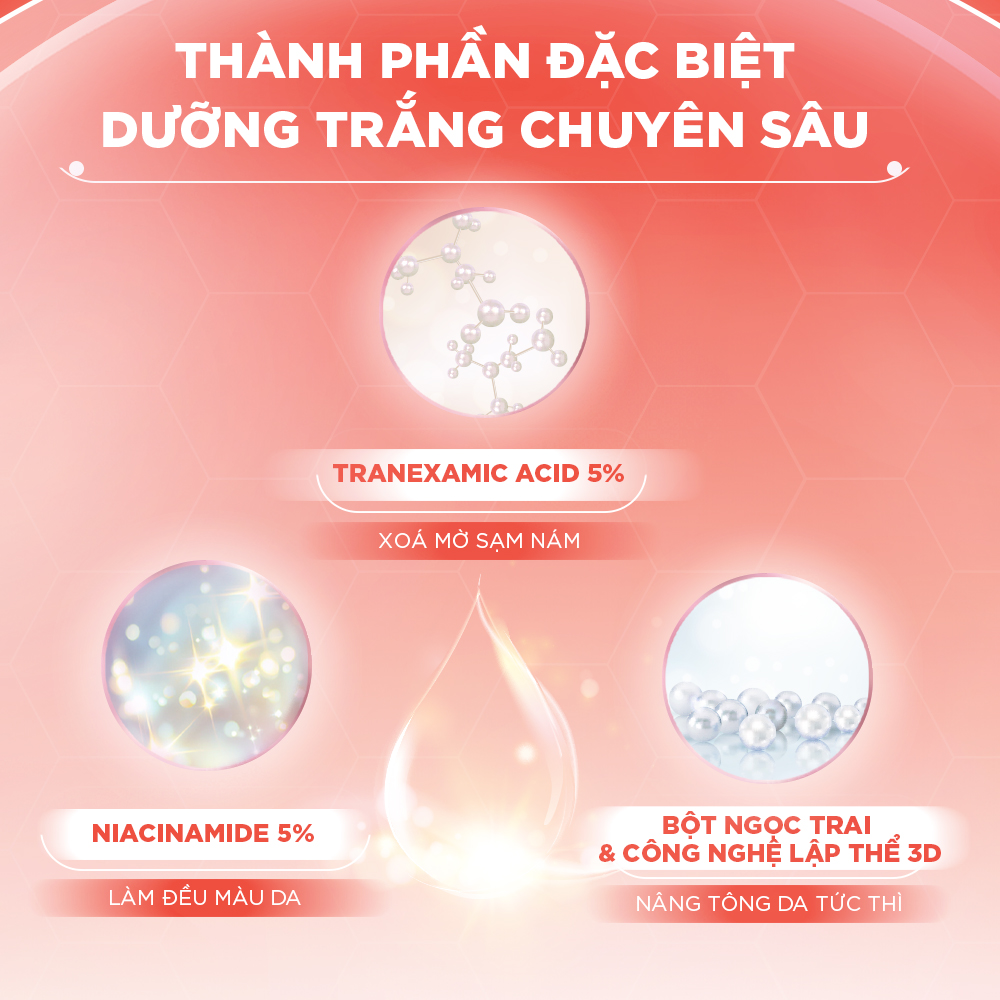 Combo Dưỡng Trắng 3D-BRIGHTY LANCI 50ml