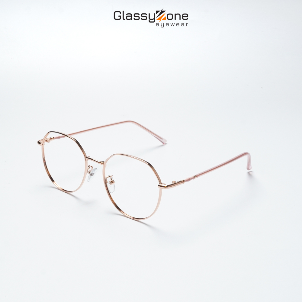 Gọng kính cận, Mắt kính giả cận kim loại Form tròn Nam Nữ Zodiac- GlassyZone