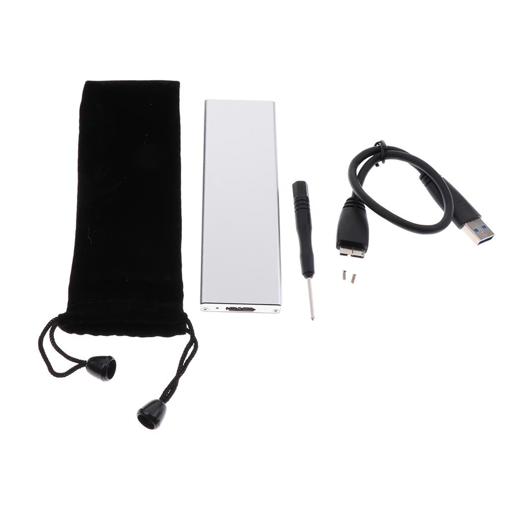 SSD to USB3.0 Hard Disk Enclosure External Case 6+12 Pin for 2010 Apple MacBook Air A1370 A1369