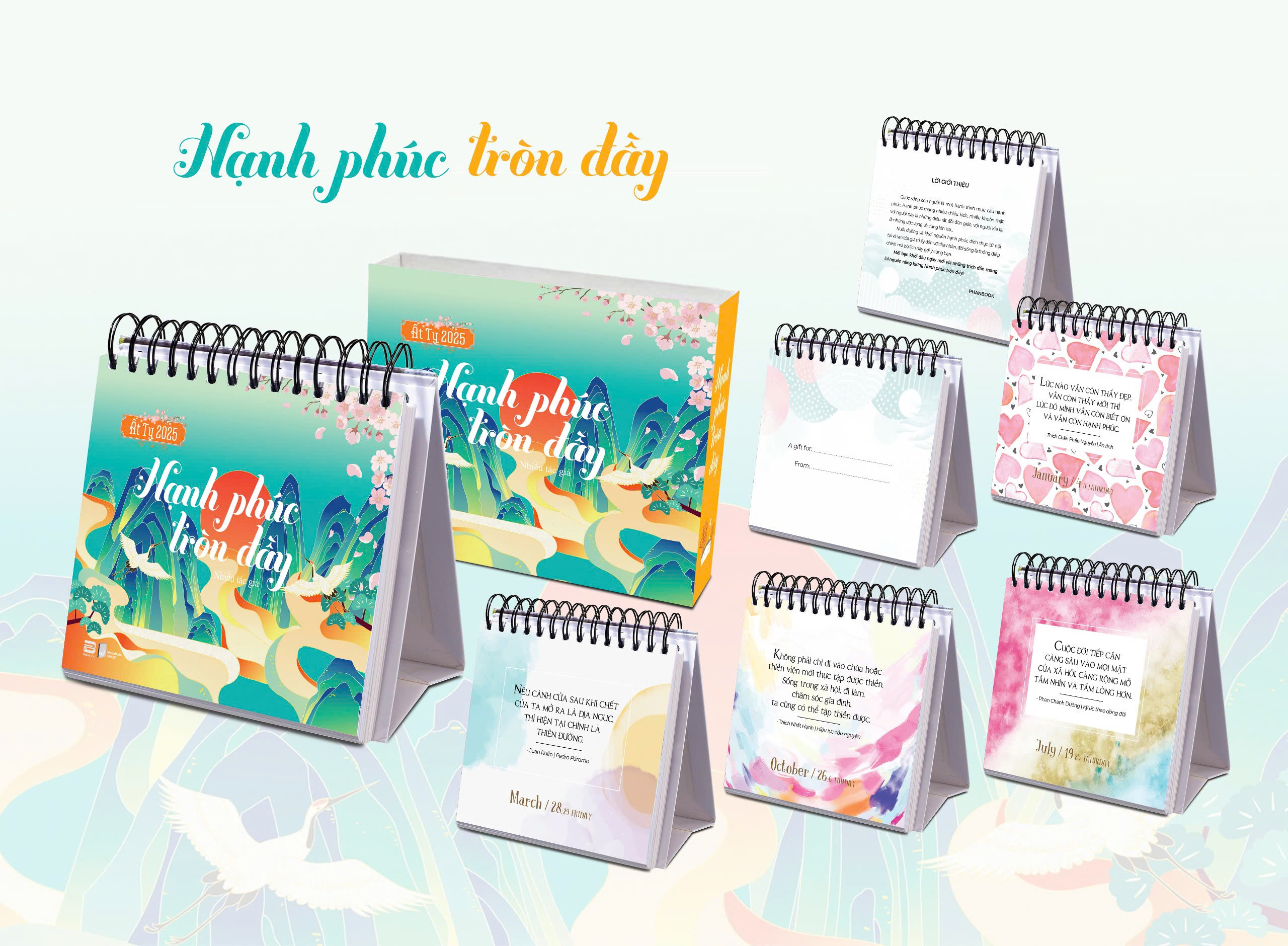 LỊCH BÀN ẤT TỴ 2025: HẠNH PHÚC TRÒN ĐẦY – Phan Book