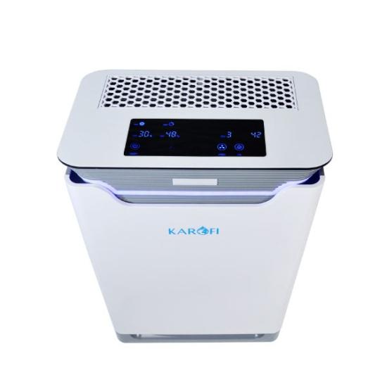 Máy lọc không khí Karofi KAP-317; Lọc 8 cấp; Sơ lọc; Nano bạc; HEPA; Cacbon hoạt tính; Tạo ẩm - Hàng Chính Hãng