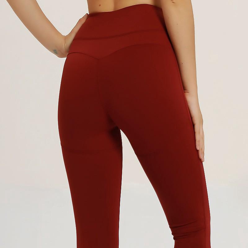 Quần legging tập yoga màu trơn