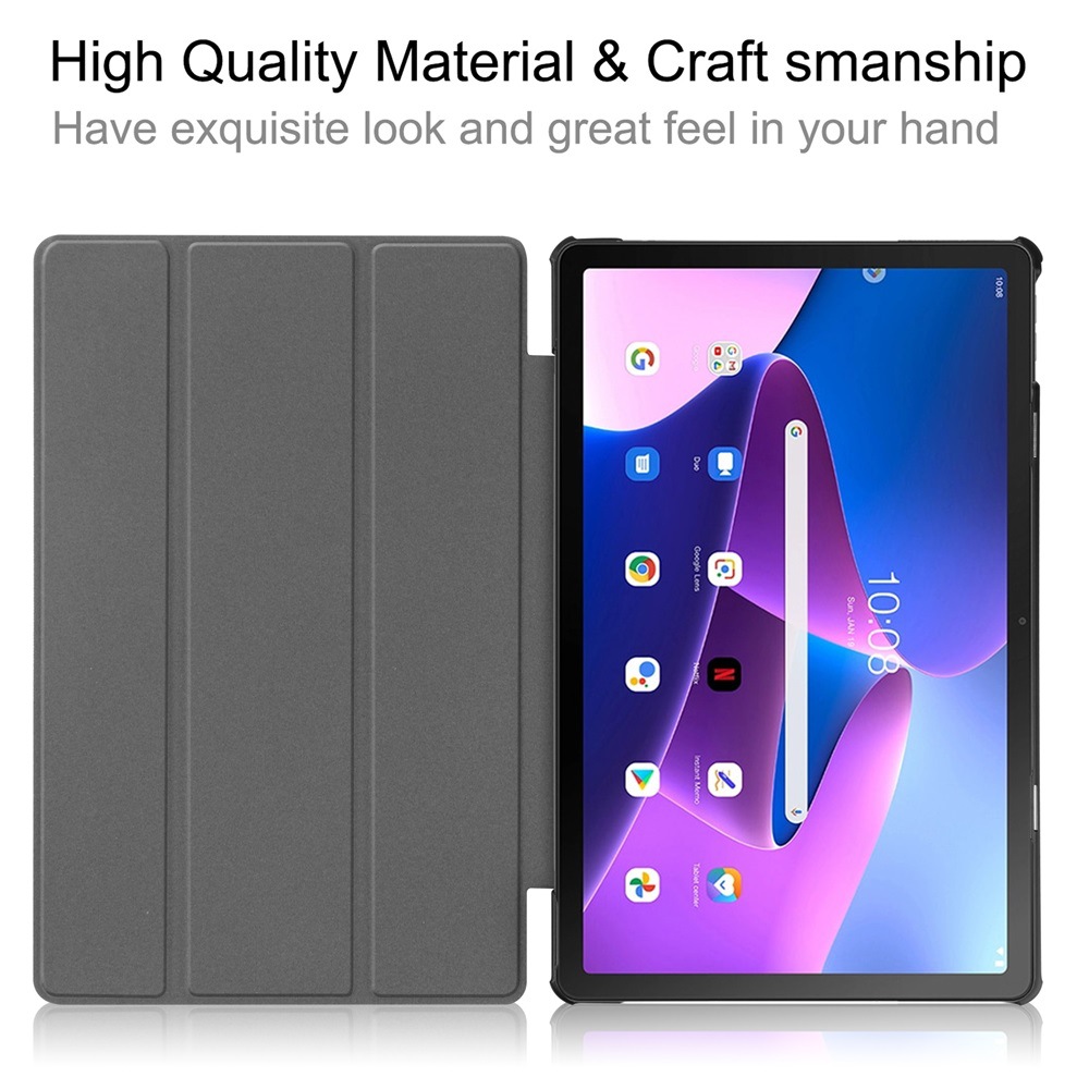 Bao da Cover Cho Máy Tính Bảng Lenovo Tab M10 Plus Gen 3 10.6 Xiaoxin Pad 2022 TB-125 / TB-128 Smart Cover