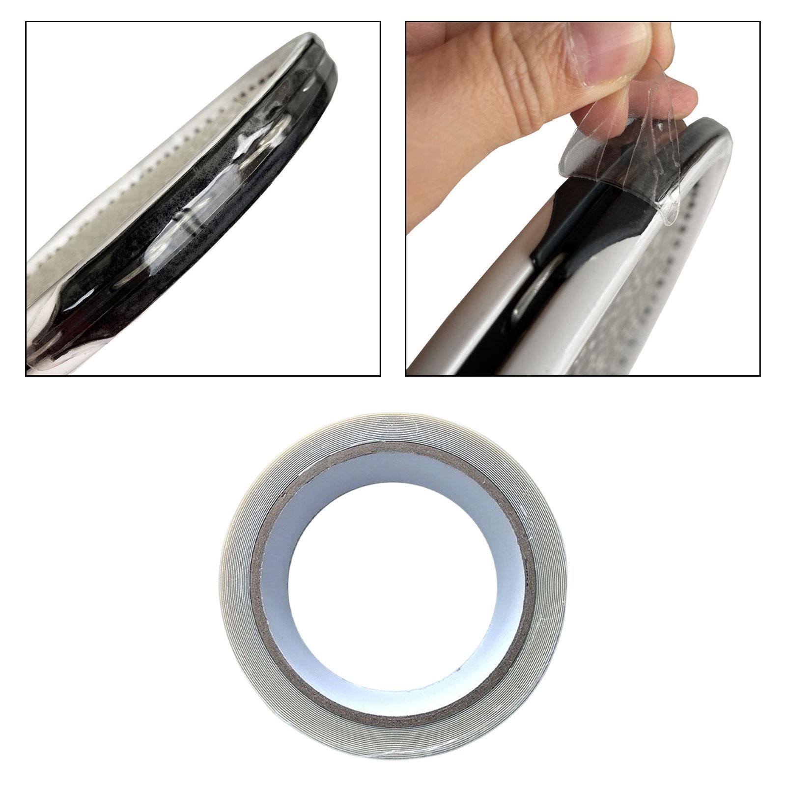 Tennis Racket Head Protection Tape, Guard Sticker, Protective Waterproof Wear Resistant Edge Protection Racket Stickers for Player