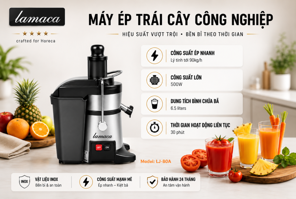 Máy ép trái cây công nghiệp công suất lớn LJ-80A