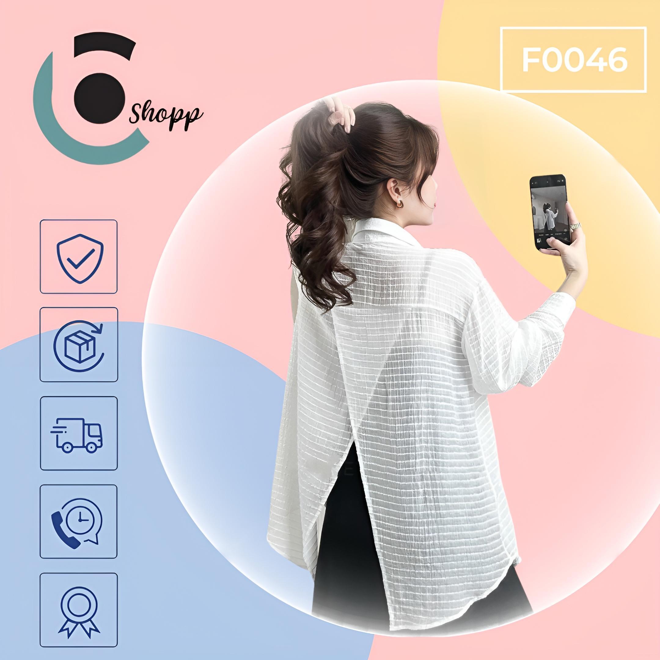 Set 2 món vây chữ A kèm khoác xẻ lưng cao cấp