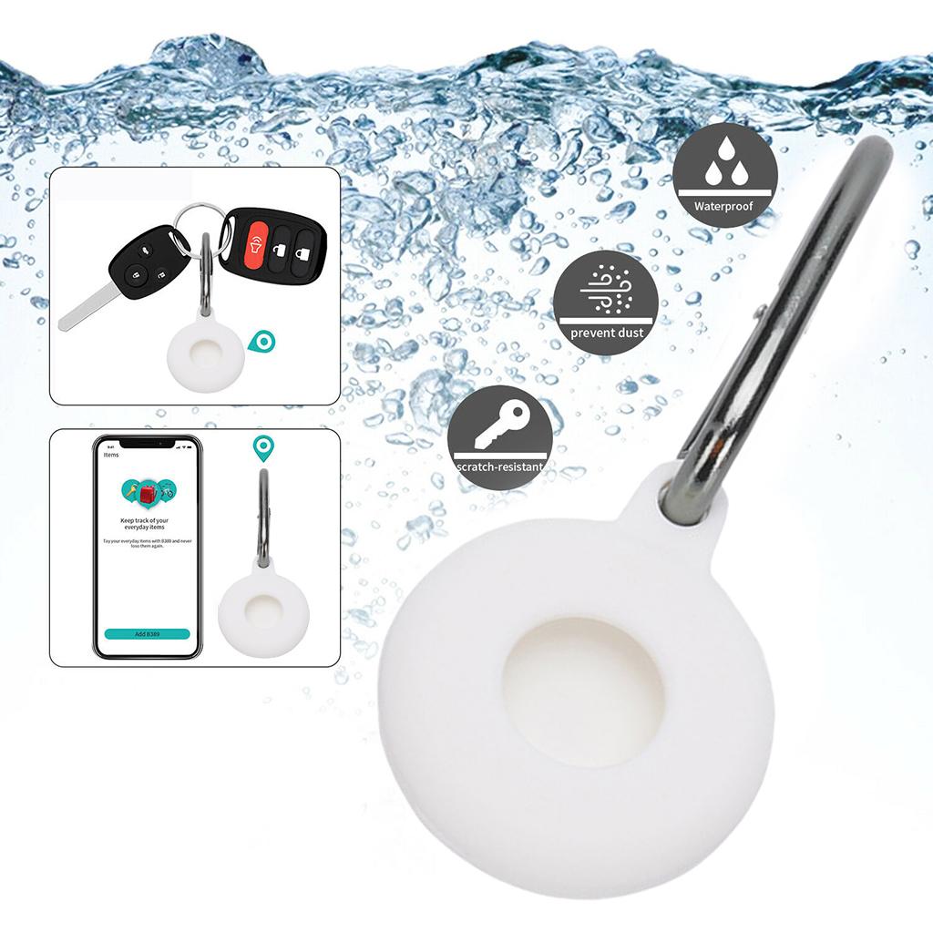 Silicone Case for AirTag Finder, Anti-Scratch Protective Skin Cover with Keychain Compatible with AirTags