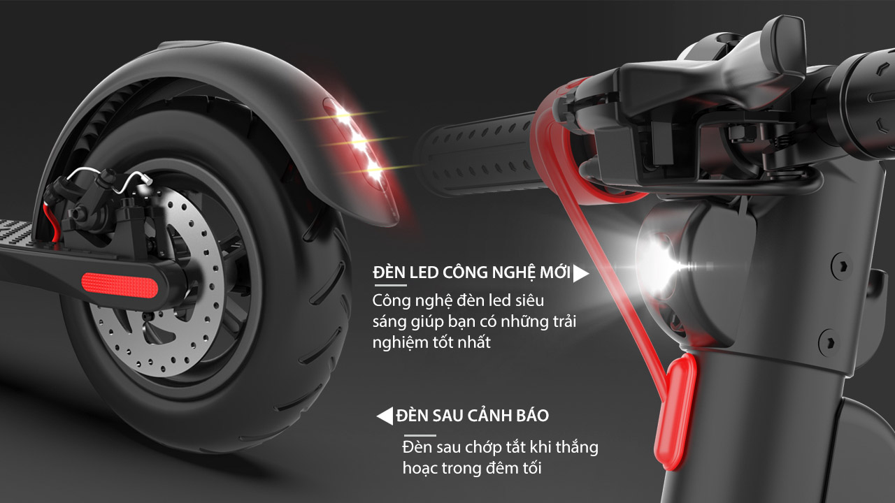 Xe Điện Scooter Gấp Gọn Thông Minh Homesheel Scooter X8