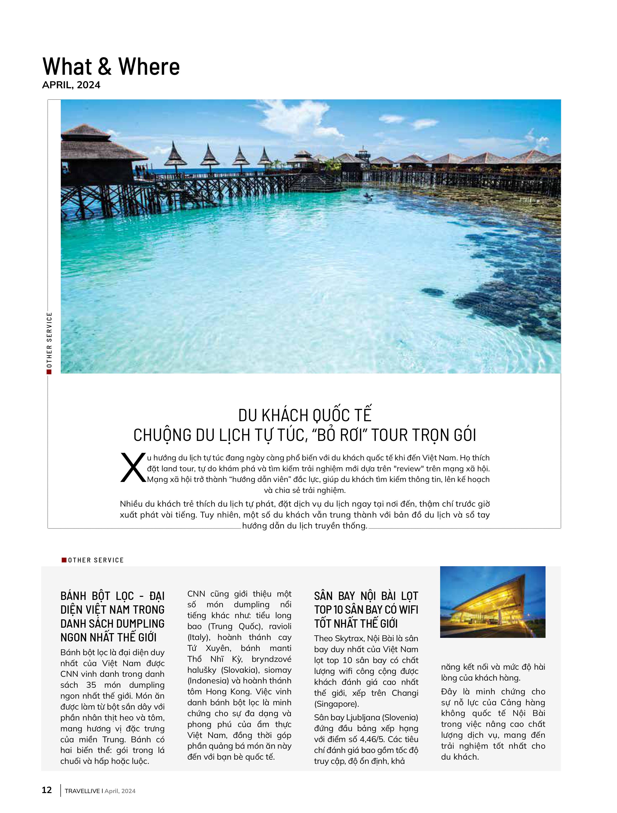 ẤN PHẨM TRAVELLIVE THÁNG 04.2024