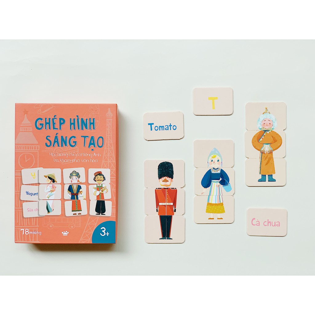 Ghép Hình Sáng Tạo - Học Bảng Chữ Cái Tiếng Anh và Khám Phá Văn Hóa