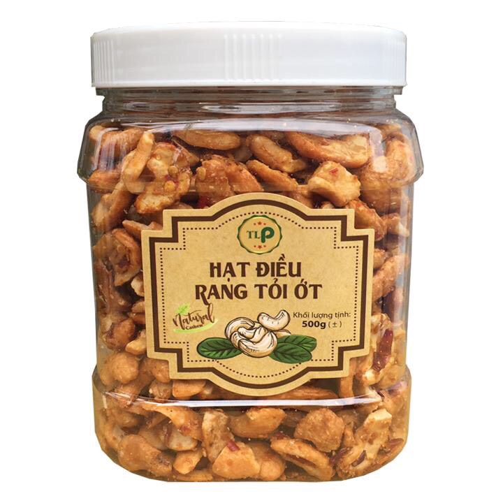 500G HẠT ĐIỀU RANG TỎI ỚT GIÒN NGON VỪA VỊ