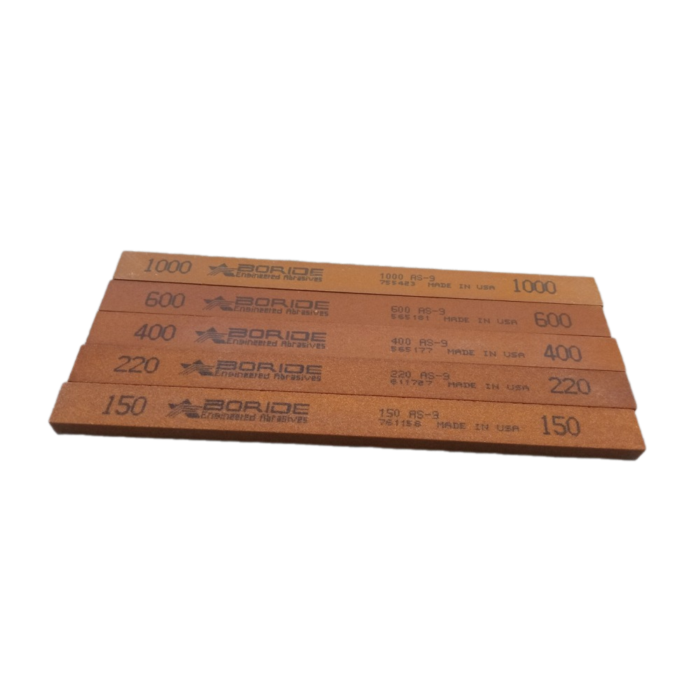 Combo 5pcs Đá đánh bóng Boride AS-9 kích thước 1/4 X 1/2 X 6