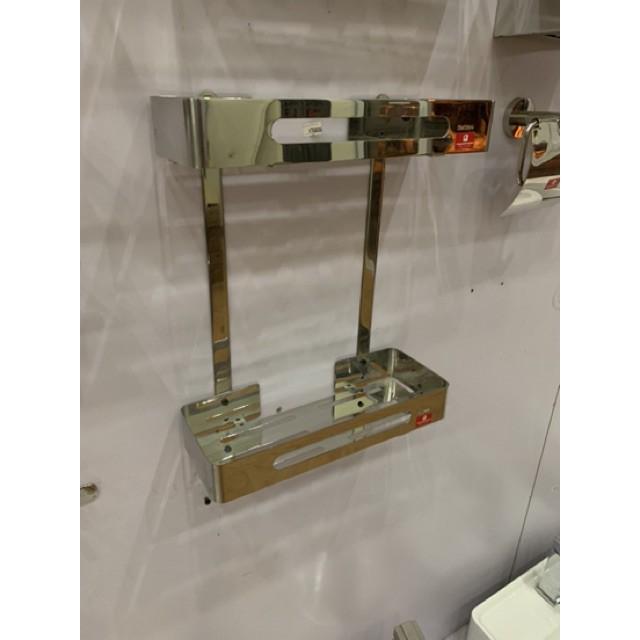️️ Kệ inox 304 2 tầng. kệ nhà tắm 304.kệ góc