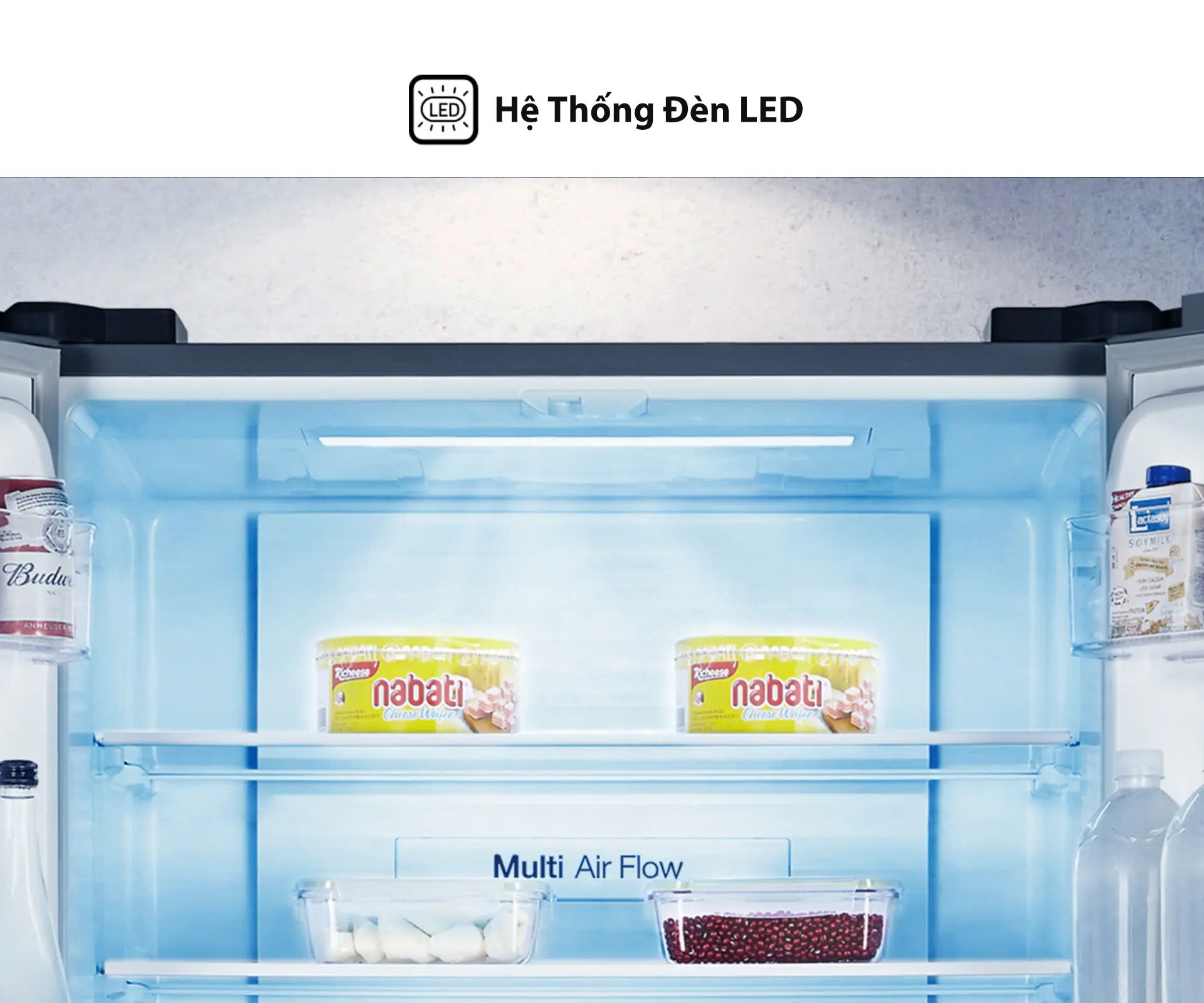 Tủ lạnh Hisense Inverter Pro 4 Cửa RQ519N4EBU 427 Lít tiết kiệm điện, bảo hành 3 năm - HÀNG CHÍNH HÃNG