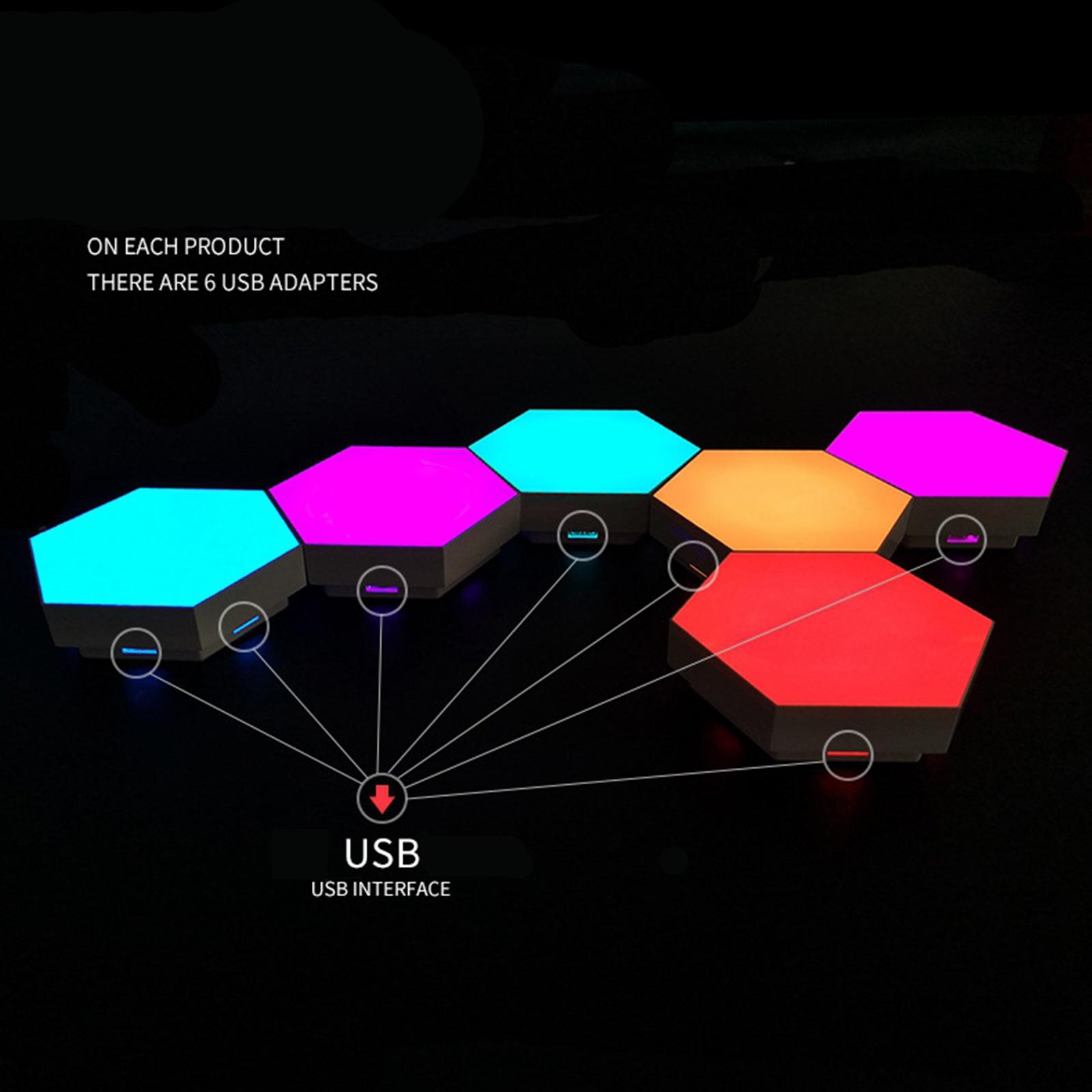 Hexagon Light Smart LED Wall Light APP Control Modular Light DIY Night Light