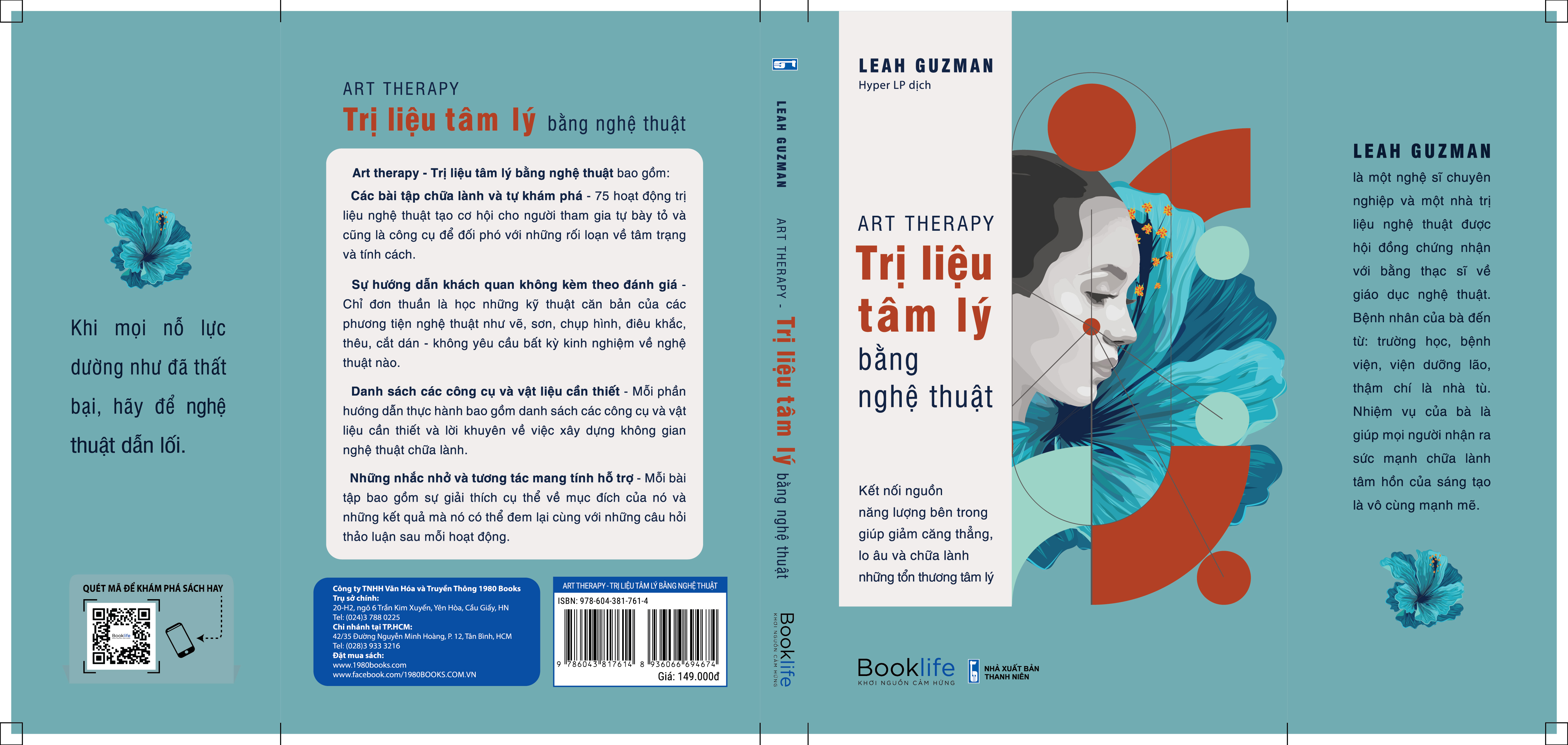 Art Therapy - Trị liệu tâm lý bằng nghệ thuật - Leah Guzman (1980BOOKS HCM)