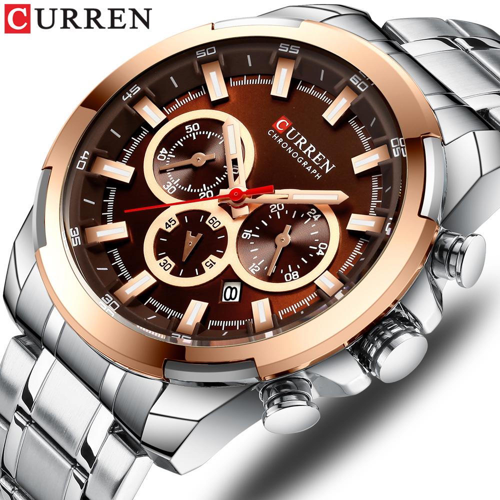 Đồng hồ Curren Men Businiess Vỏ hợp kim cổ điển tinh tế,đeo tay bằng thép không gỉ ,không thấm nước