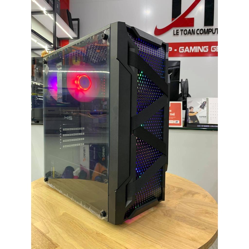 Thùng PC Gaming  (H81/E3-1220v3/8GB/RX460/160GB/250GB/400W)