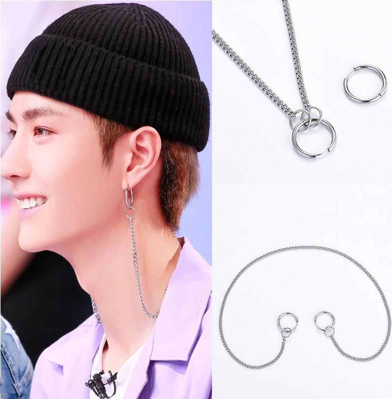 Bông tai unisex đeo phía sau độc lạ