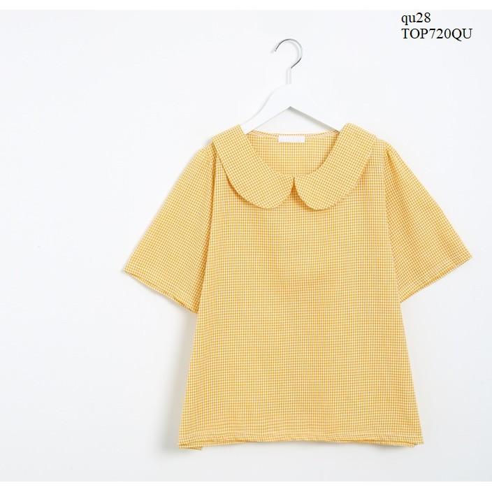 TOP636 ÁO SƠ MI NỮ CỔ SEN