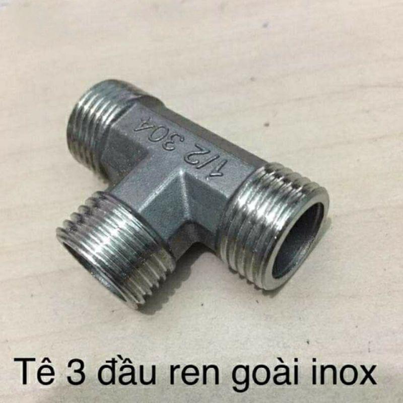 Tê Inox Ren Trong, Răng Ngoài 15, 21, 1/2