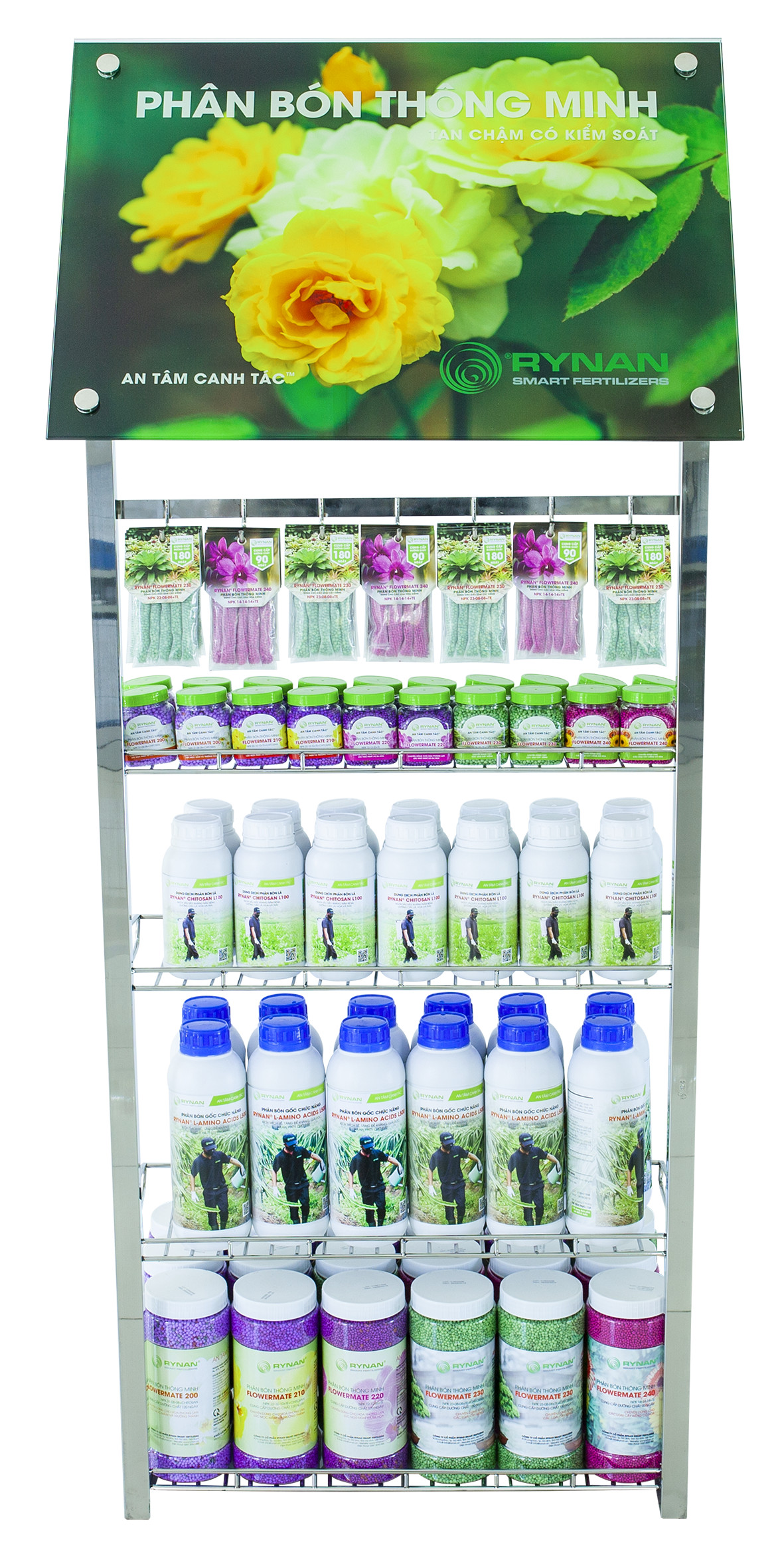 Phân Bón Thông Minh Rynan Flowermate 220  - Giúp Phong Lan Ra Hoa, Trổ Đồng Loạt, Lâu Tàn