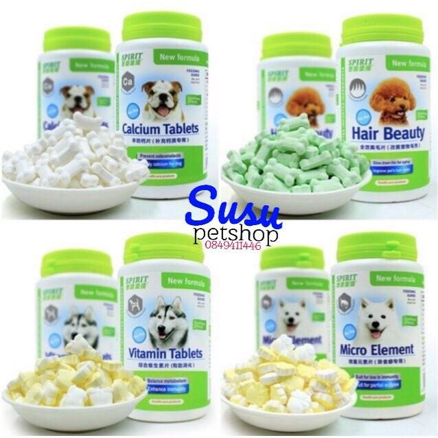 Bổ sung Canxi/ Vitamin/ Khoáng/ Dưỡng lông/ Probiotic cho chó