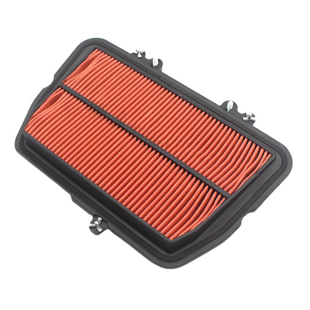Red Motorcycle Air Intake Filter Cleaner Replacement Resuable